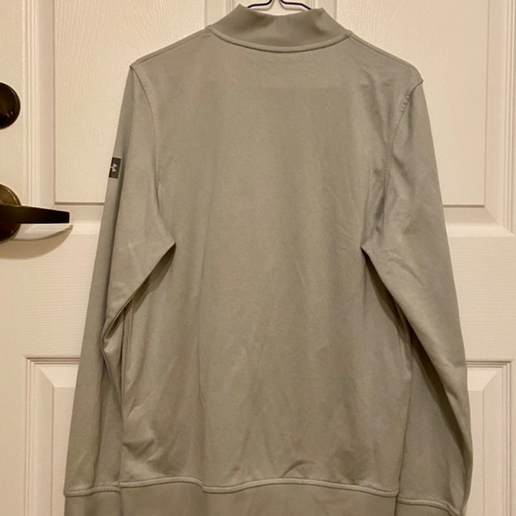 Grey Under Armour Zip-Up Sweater (S) - Picture 2 of 6